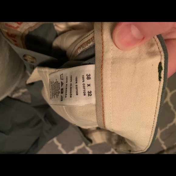 Dockers mens army green khakis - Picture 3 of 5